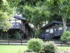 Lodges in timeshare resort grounds