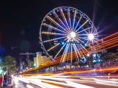 Myrtle Beach Skywheel at Night